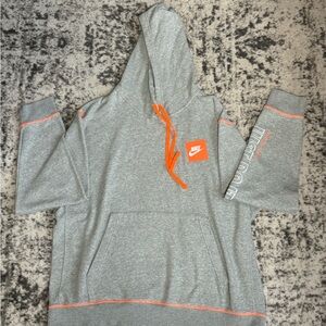 Nike Neon Orange n Grey Hoodie
